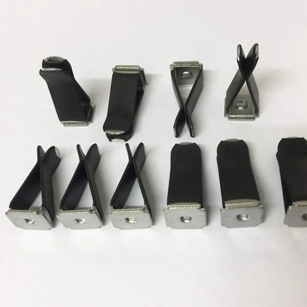 lasenersm Car Air Vent Clip 10 pcs Black Square Head | Easy Fit for Horizontal & Vertical Outlets - view 7