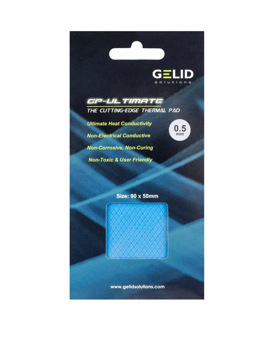 Gelid Solutions GP-Ultimate 15W/mK Thermal Pad 90x50x0.5mm | High Conductivity for GPUs & CPUs - view 6