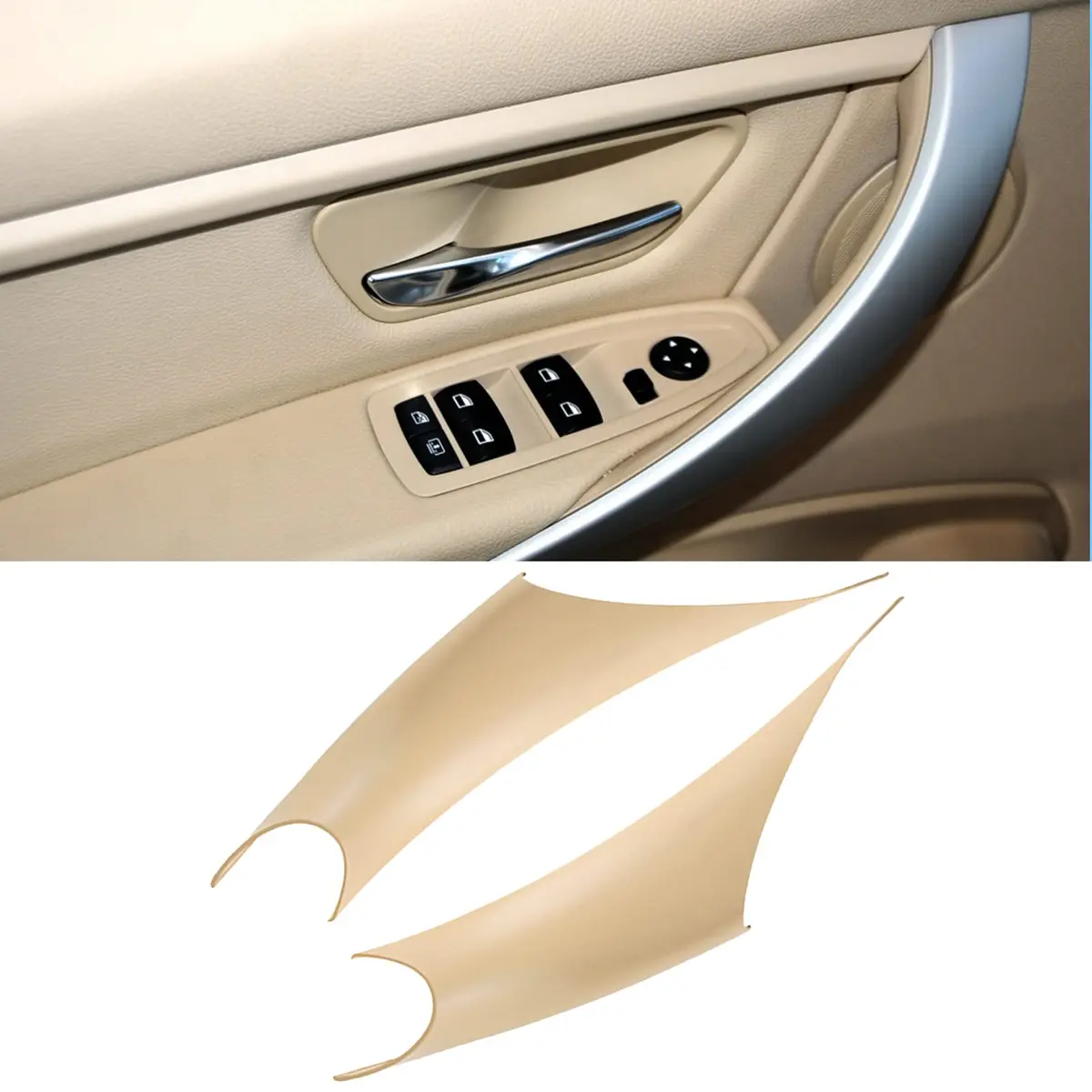 TTCR-II Compatible with BMW 3 Series F30 Door Handle Covers 4 Series | Car Exterior Handle Wraps - main product image