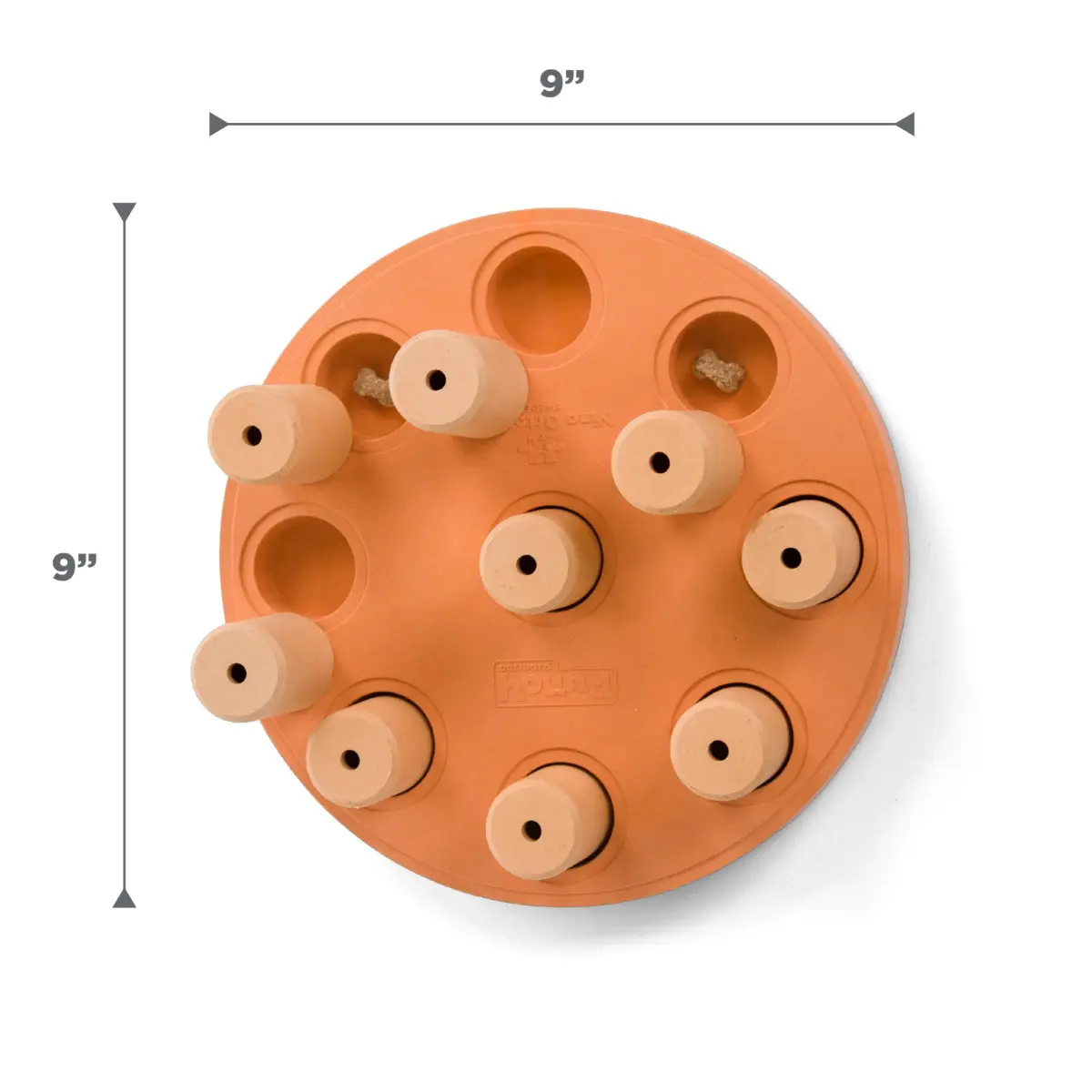 Outward Hound Dog Smart Treat Puzzle Toy Level 1 Beginner Orange Composite | Interactive Enrichment for Dogs - view 7