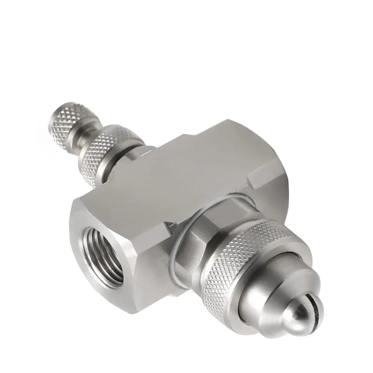 MroMax 1/4BSP Female Thread Air Atomizing Mist Nozzle 304 Stainless Steel | 130 Degree Round Spray - main product image