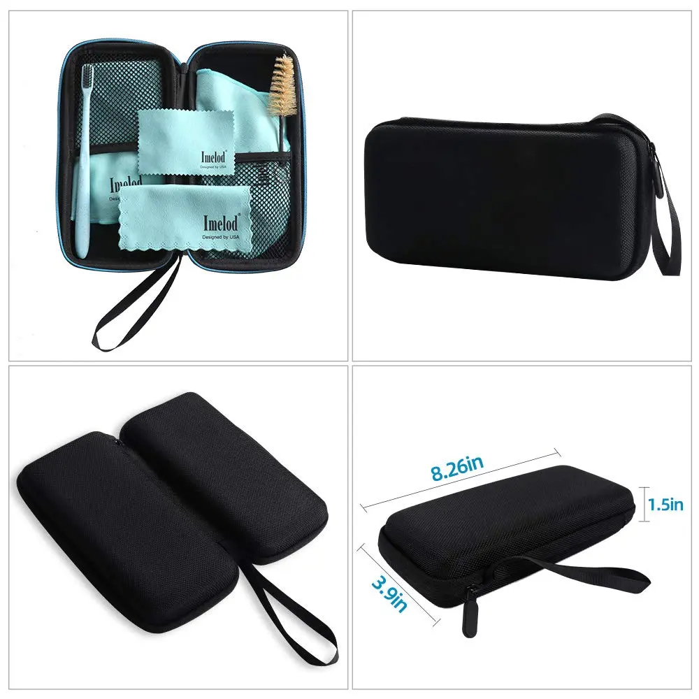 Imelod Saxophone Cleaning Kit with Case for Alto Tenor Clarinet Flute | Complete Wind & Woodwind Care - view 2