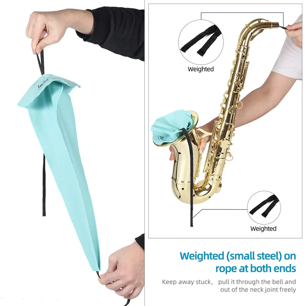 Imelod Saxophone Cleaning Kit with Case for Alto Tenor Clarinet Flute | Complete Wind & Woodwind Care - view 3