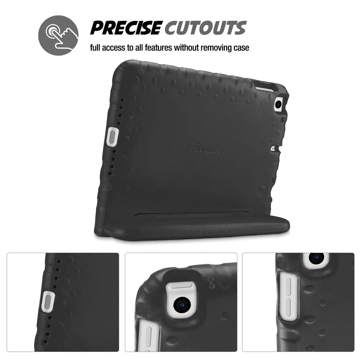 ProCase Kids Case for iPad 10.2" 9th/8th/7th Gen 2021/2020/2019-Black | Impact-Resistant & Childproof - view 7