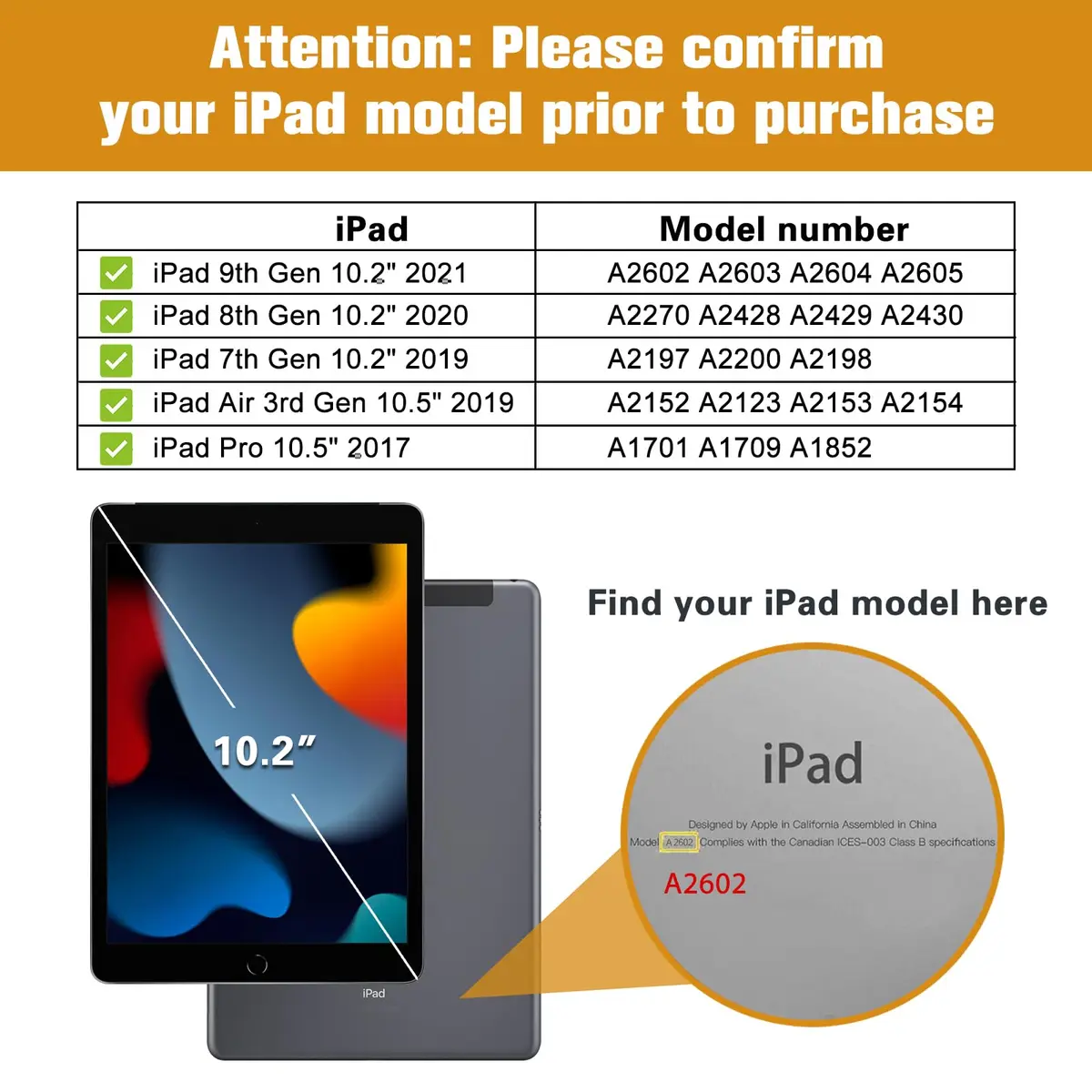 ProCase Kids Case for iPad 10.2" 9th/8th/7th Gen 2021/2020/2019-Black | Impact-Resistant & Childproof - view 2