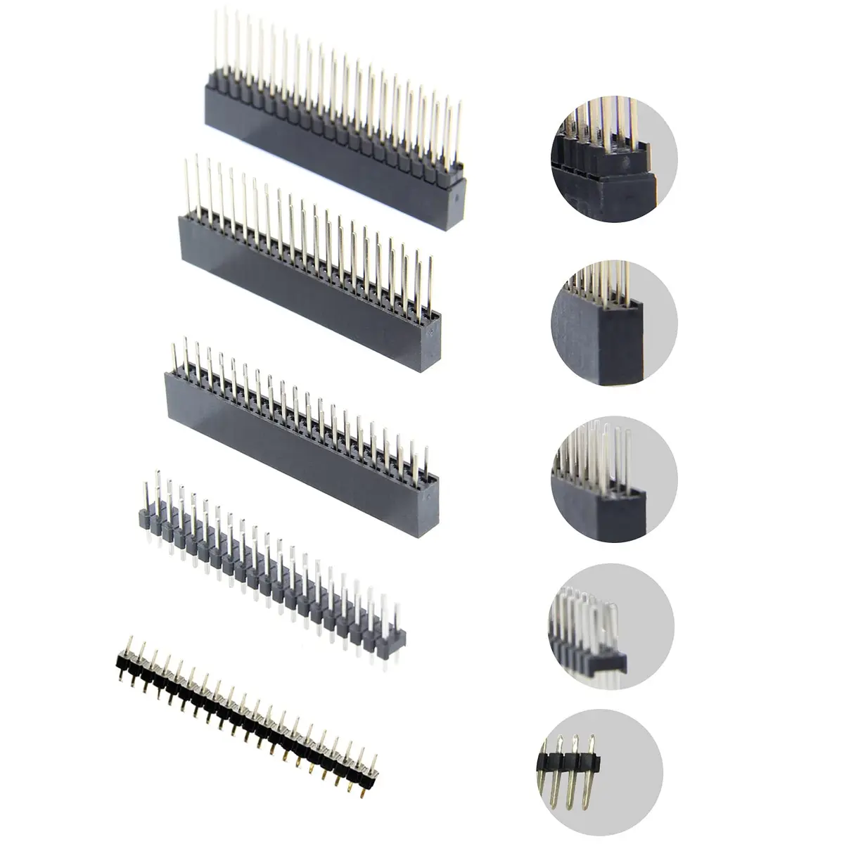 Geekworm 2x20 40 Pin GPIO Stacking Female Header Kit for Raspberry Pi | 10-Piece Set for DIY Electronics - view 4