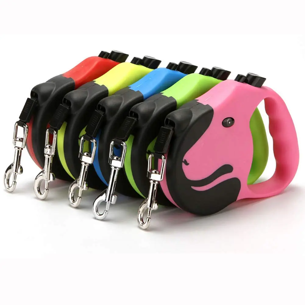 Emoly Retractable Dog Leash 16.5ft | Tangle-Free Heavy Duty Nylon & Reflective Handle - view 9