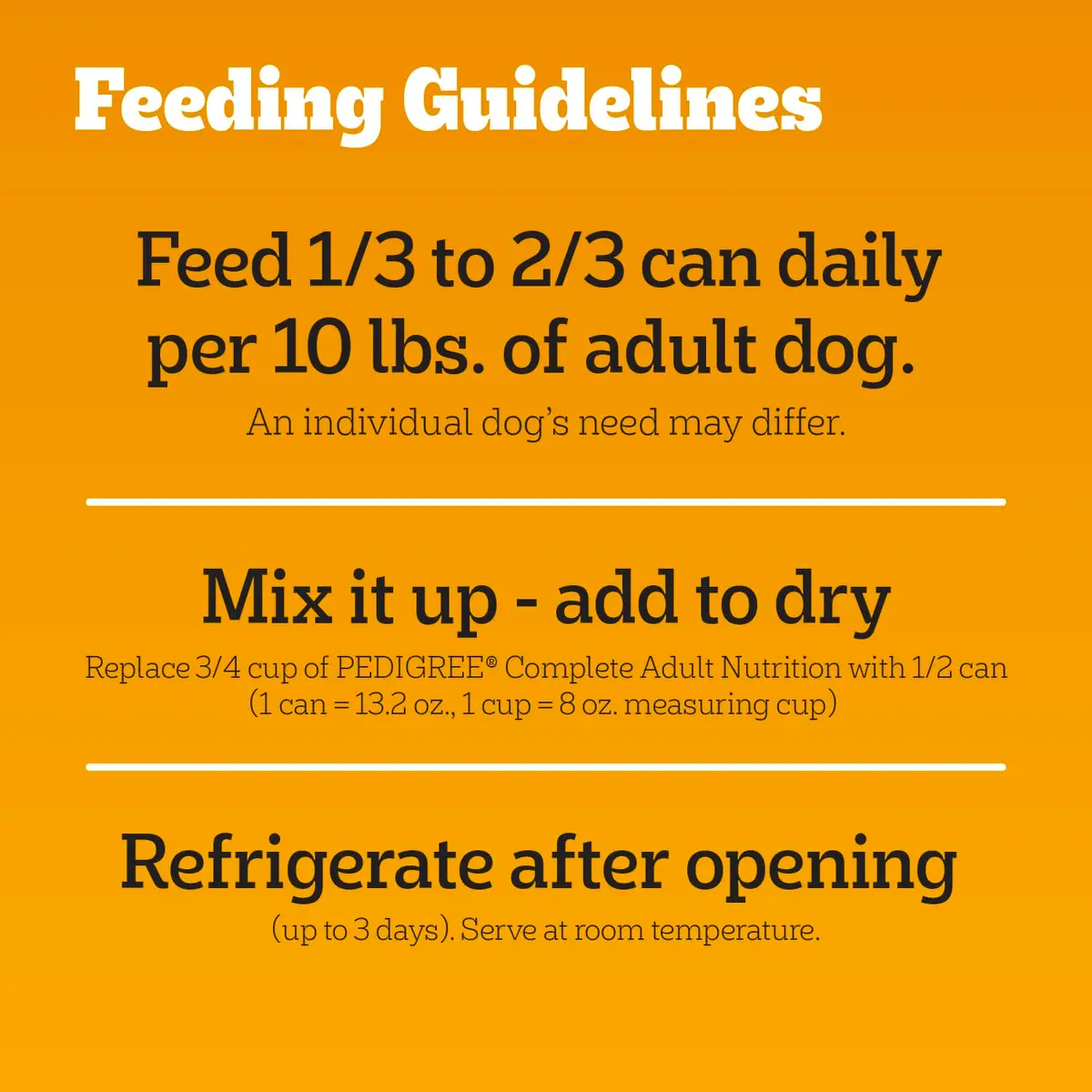 Pedigree Chopped Dinner Wet Dog Food, Chicken & Beef, 13.2 oz | Complete Adult Nutrition, Hydration Support - view 9
