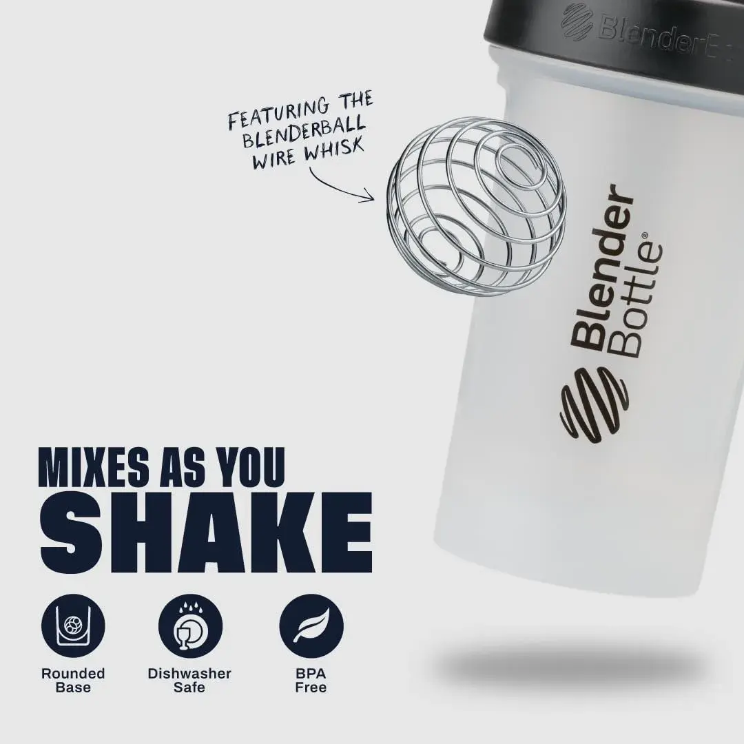 BlenderBottle Classic V2 Shaker Bottle 1230 ml (45 oz) | Mixes Protein Smoothies Effectively - view 3