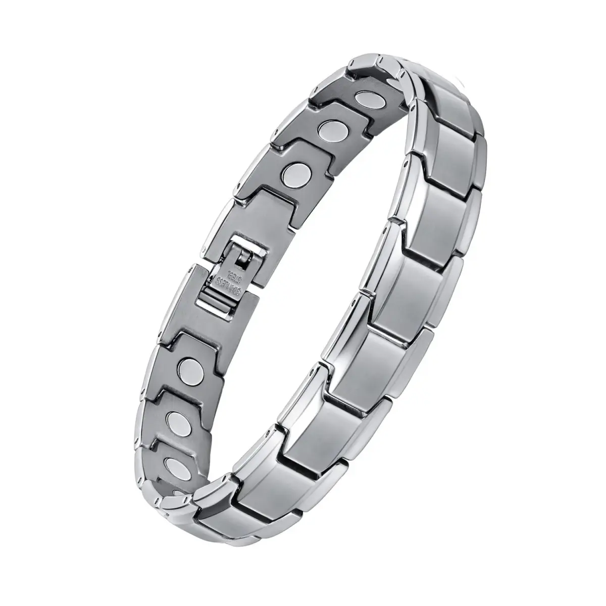 Feraco Magnetic Bracelet Titanium Steel 22cm (8.66 inch) | 18 Neodymium Magnets - main product image