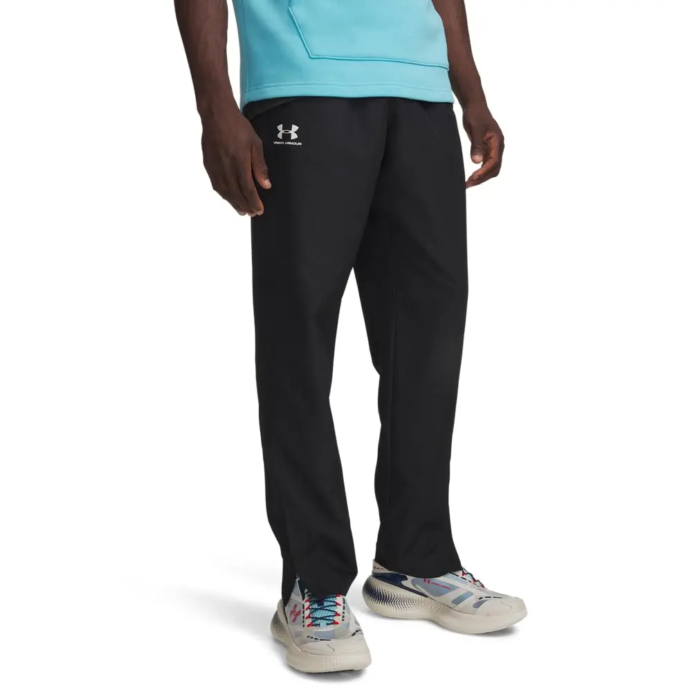 Under Armour Woven Vital Workout Pants Black (001) | Slim Fit, 31.75" Inseam, Lightweight Polyester - main product image