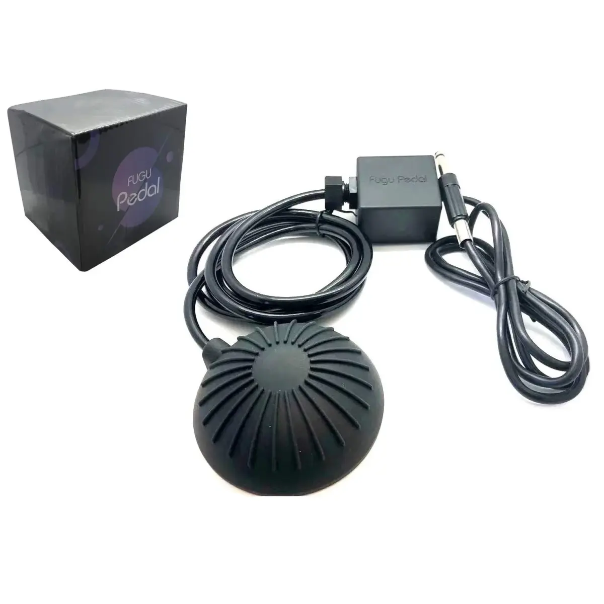 DGT FUGU Air Compressed Valve Tattoo Foot Pedal Black | Circular Design, Non-Skid Base - main product image