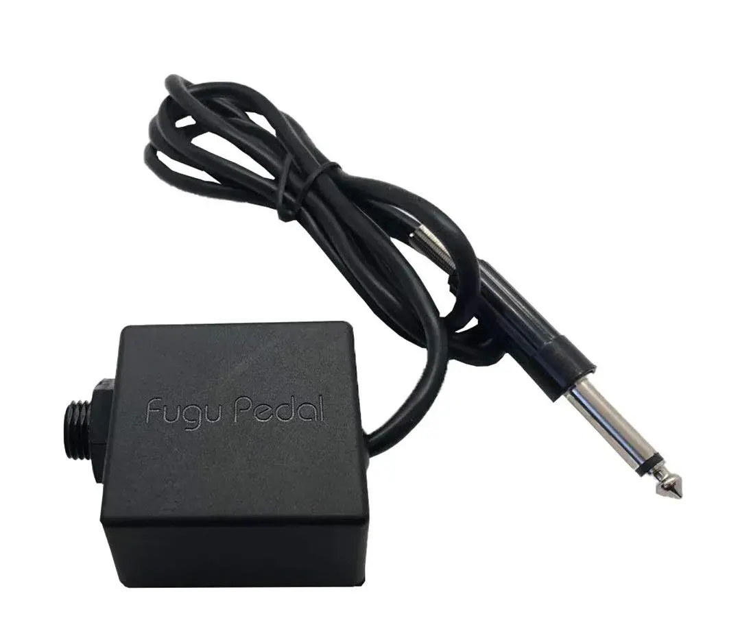 DGT FUGU Air Compressed Valve Tattoo Foot Pedal Black | Circular Design, Non-Skid Base - view 3