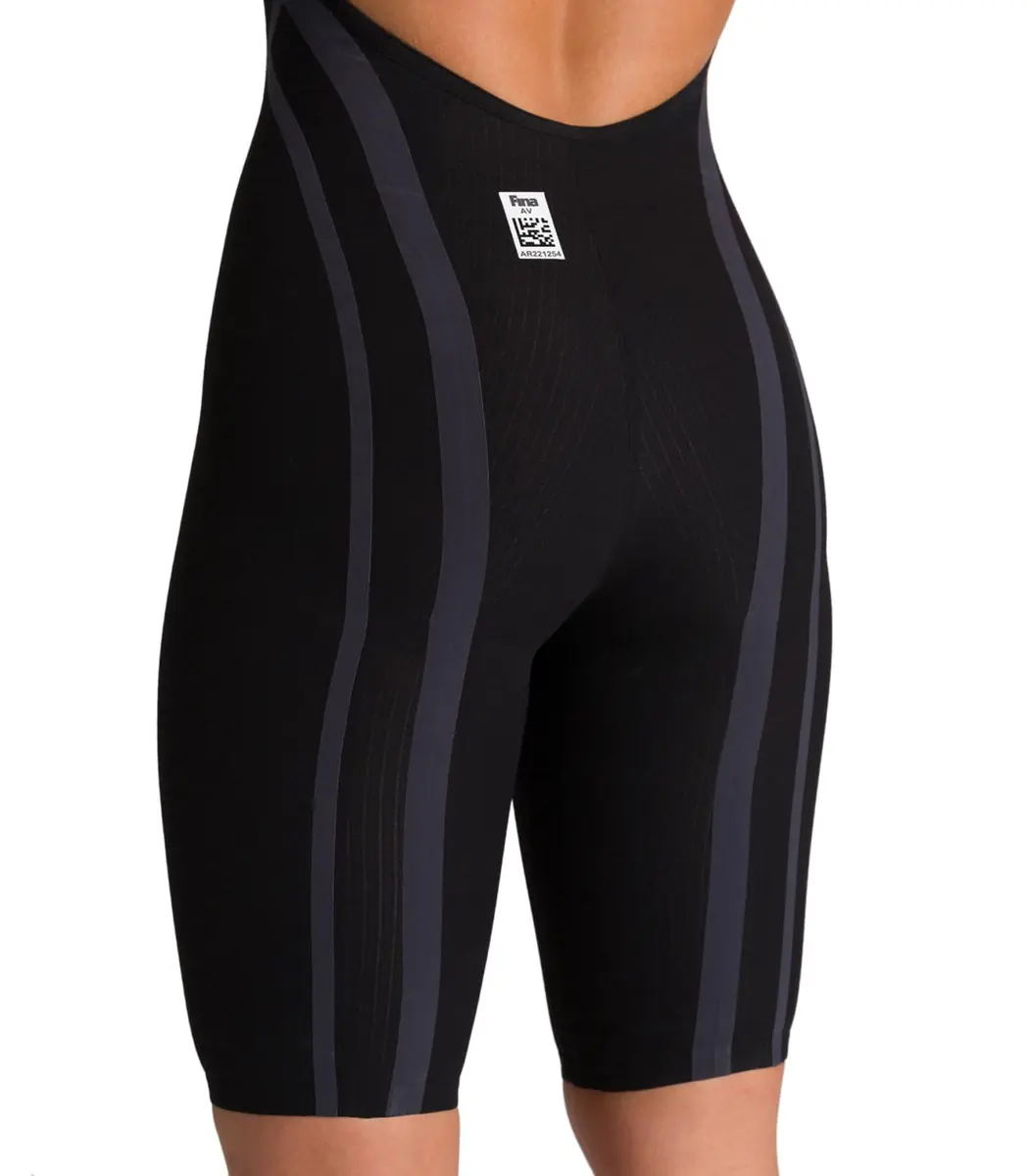 ARENA Women's Powerskin Carbon Core FX Open Back Racing Swimsuit, US Size 34 | Full Body Short Leg Athletic Tech Suit, Black/Gold - view 6