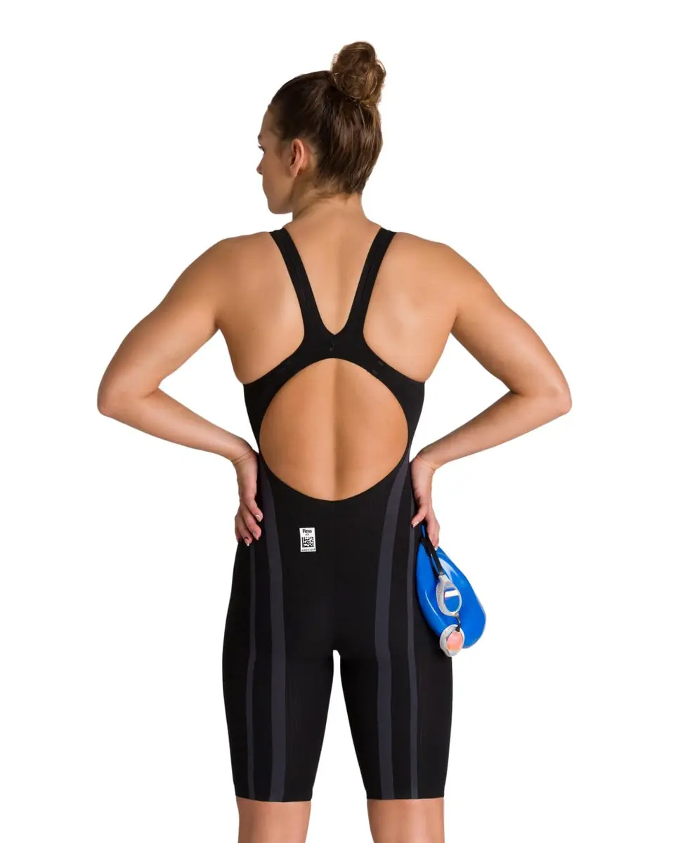 ARENA Women's Powerskin Carbon Core FX Open Back Racing Swimsuit, US Size 34 | Full Body Short Leg Athletic Tech Suit, Black/Gold - view 4