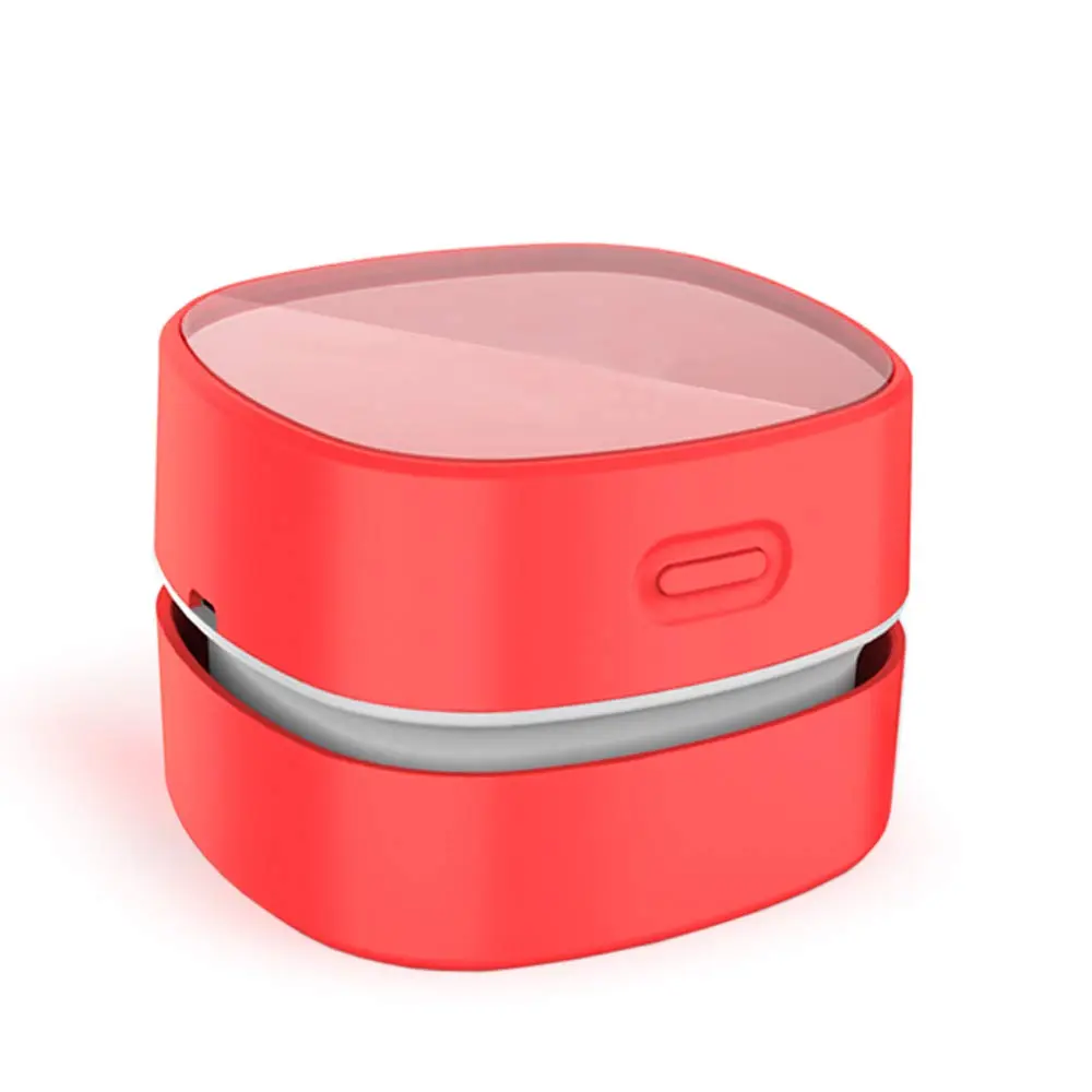 ODISTAR Mini Desktop Vacuum Cleaner Red Charging | Cordless 400 Min Runtime - main product image