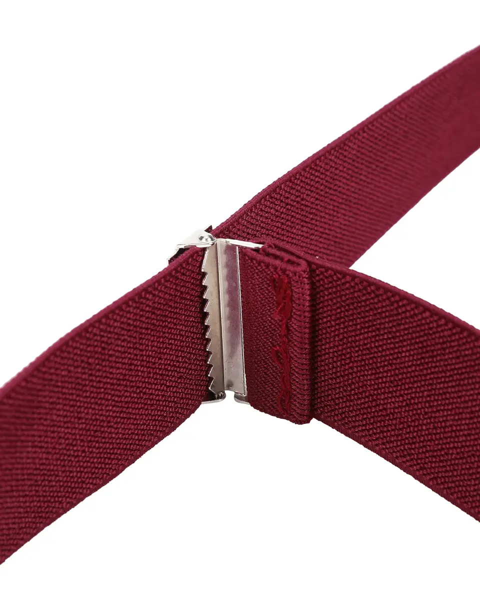 Kajeer Men's Y-Back Elastic Button Suspenders with Leather Ends, Adjustable 110cm (43") | Tuxedo & Casual Wear - view 4