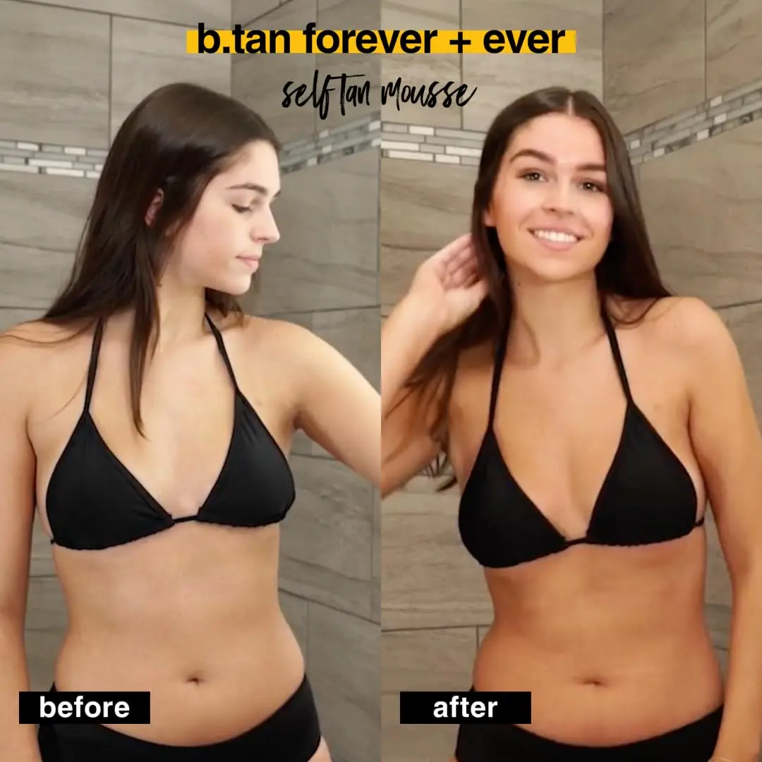 B.TAN Ultra Dark Self Tanner Mousse 200ml (6.7 Fl Oz) | 1 Hour Express Bronzing Fake Tan Foam - view 5