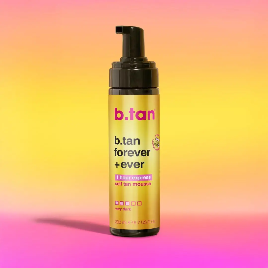 B.TAN Ultra Dark Self Tanner Mousse 200ml (6.7 Fl Oz) | 1 Hour Express Bronzing Fake Tan Foam - view 7