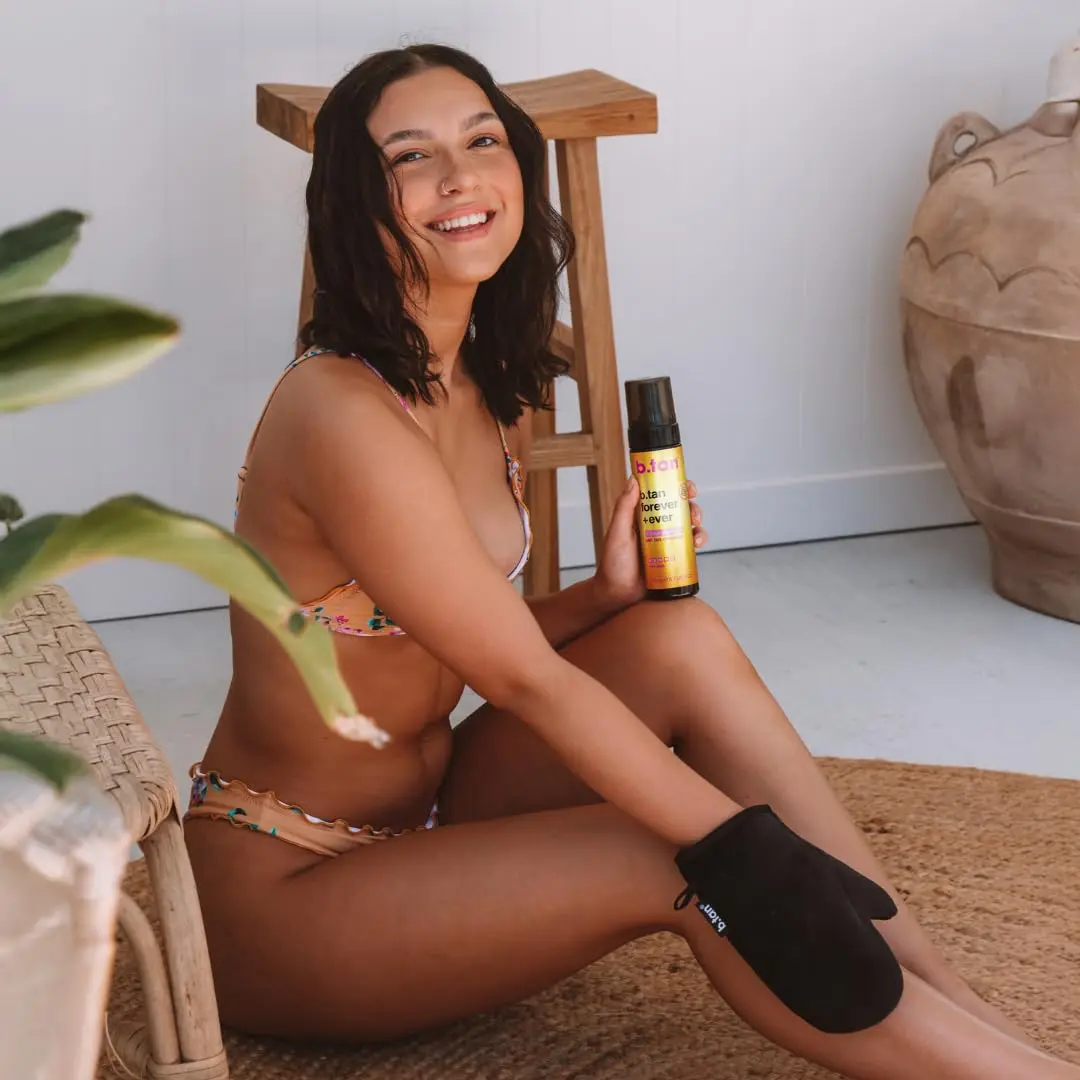B.TAN Ultra Dark Self Tanner Mousse 200ml (6.7 Fl Oz) | 1 Hour Express Bronzing Fake Tan Foam - view 8
