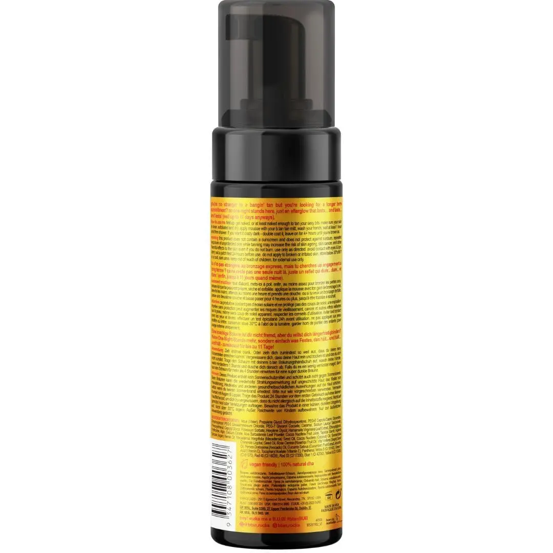 B.TAN Ultra Dark Self Tanner Mousse 200ml (6.7 Fl Oz) | 1 Hour Express Bronzing Fake Tan Foam - view 2