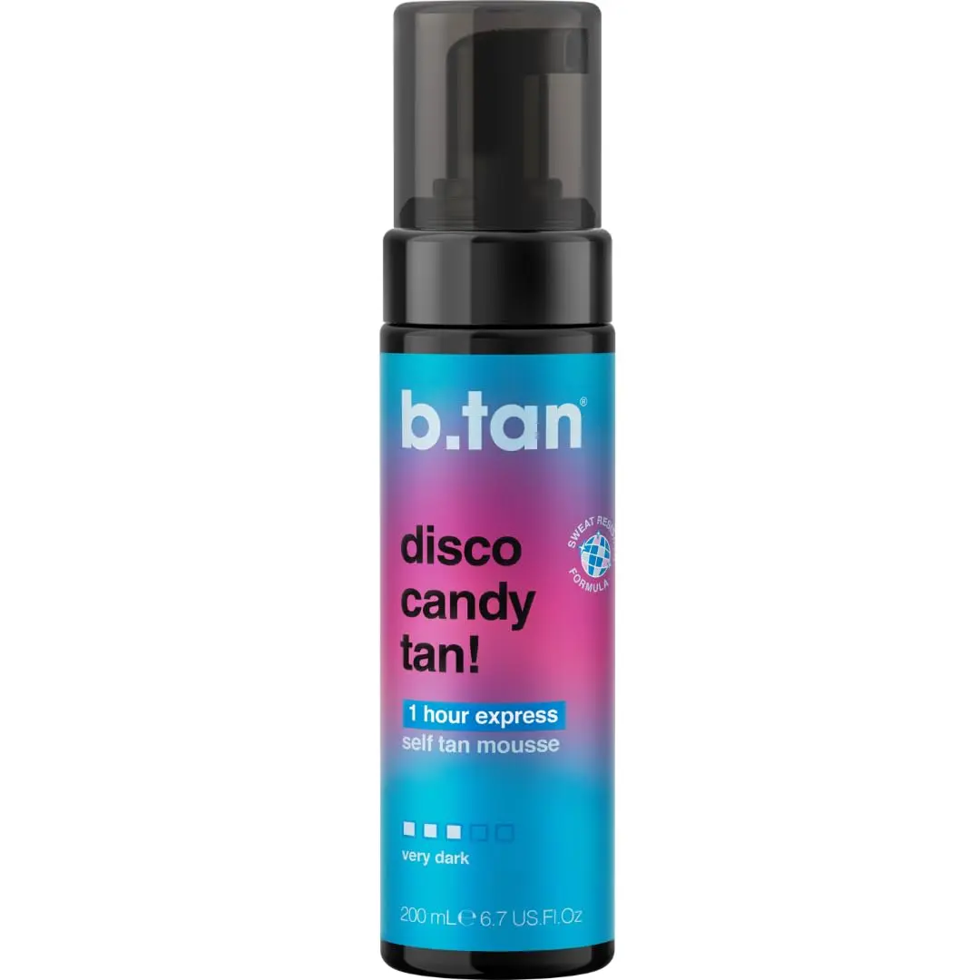 B.TAN Ultra Dark Self Tanner Mousse 197ml (6.7 Fl Oz) | 1 Hour Express Bronzing Fake Tan Foam - main product image