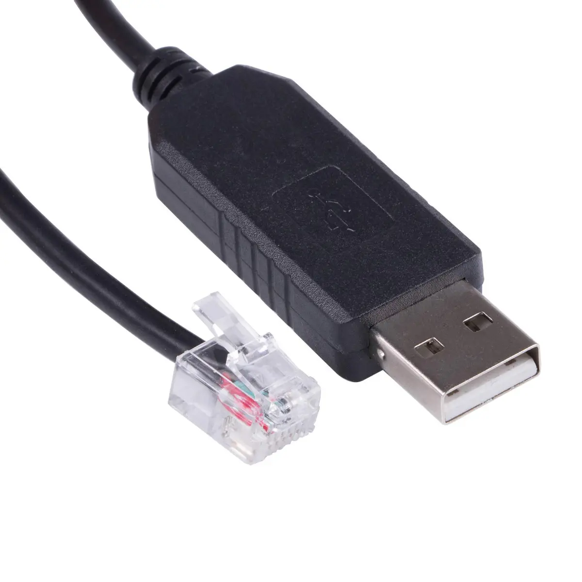 Suamdoen FT231XS USB to RJ11 6P6C Communication Cable 1.83m (6ft) | Genuine FT231XS Chip for Keyence PLC to PC - view 2