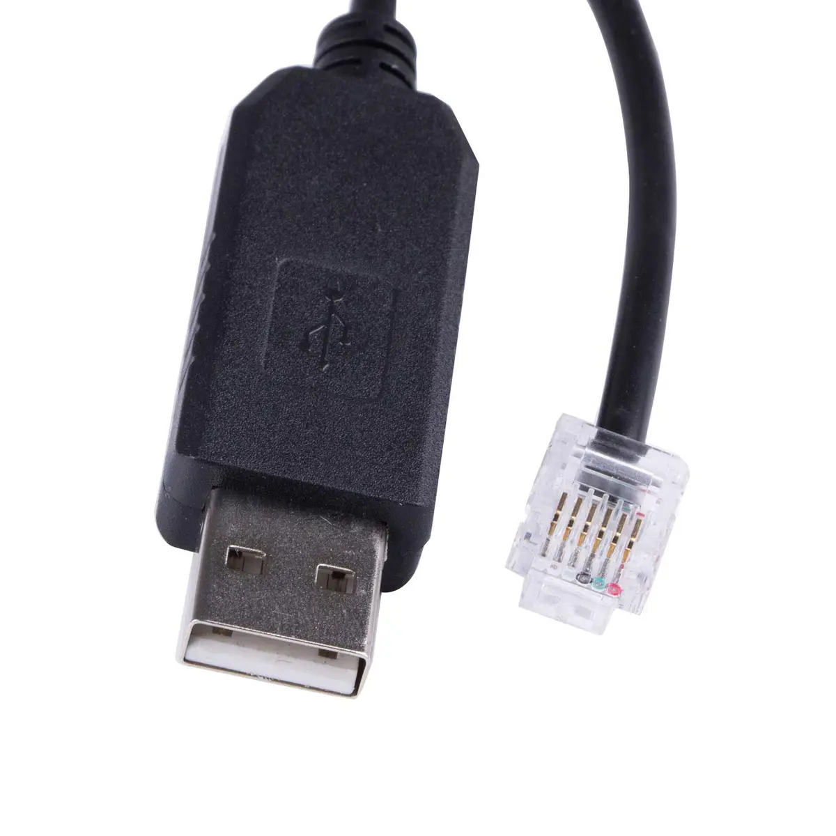 Suamdoen FT231XS USB to RJ11 6P6C Communication Cable 1.83m (6ft) | Genuine FT231XS Chip for Keyence PLC to PC - view 3