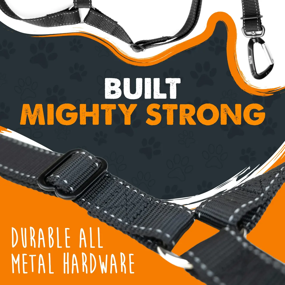 Mighty Paw Dog Seat Belt for Car Headrest | Adjustable Nylon Safety Restraint (70-120 chars) - view 8