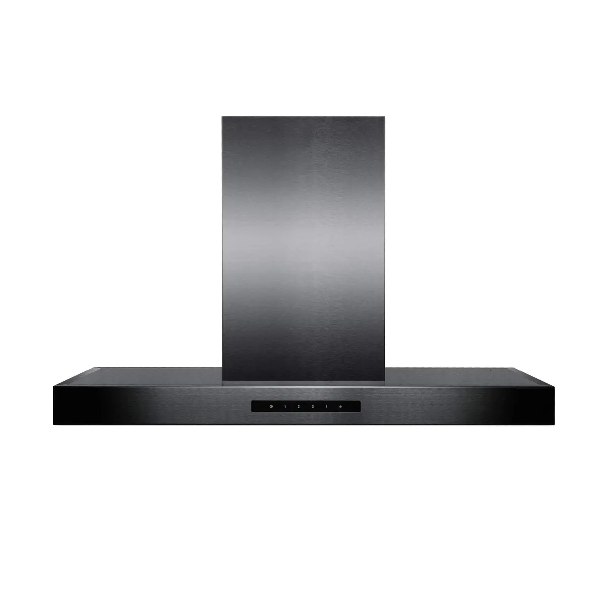 ZLINE Kitchen and Bath 30 in. 400 CFM Convertible Vent Island Range Hood in Black Stainless Steel | Modern Island Mount - view 2