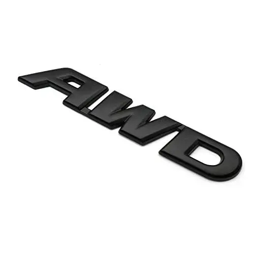 EmbRoom AWD Emblem, 3D Metal Tailgate Side Sticker Badge 8.9cm (3.5in) | Universal Fit for SUVs - view 7