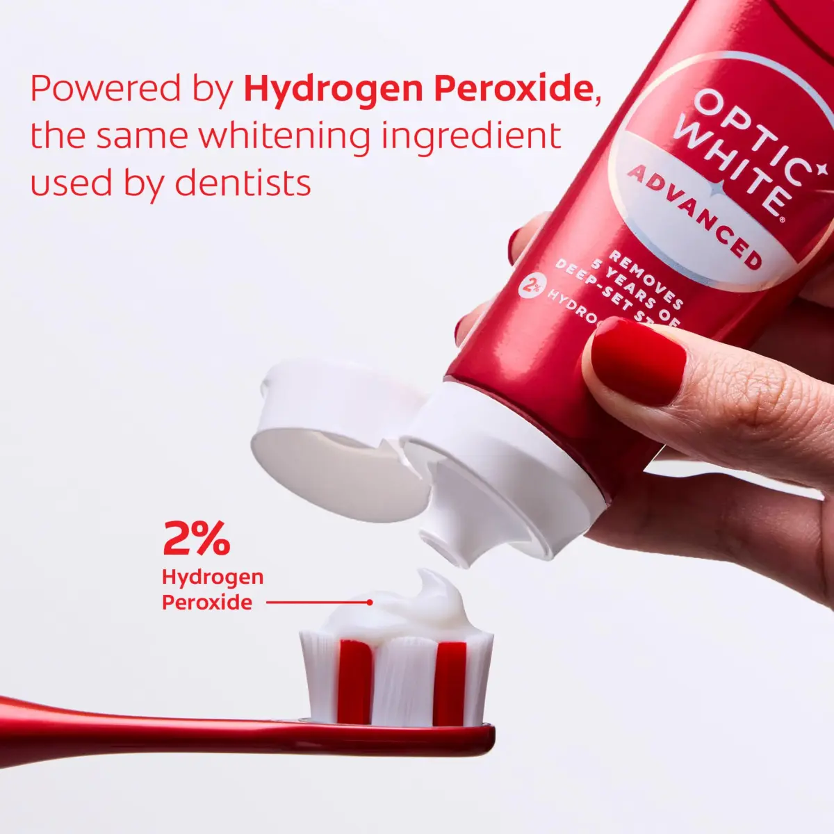 Colgate Optic White Advanced Hydrogen Peroxide Toothpaste 3.2 oz (95ml) 3-Pack | Clinically Proven Whitening - view 7