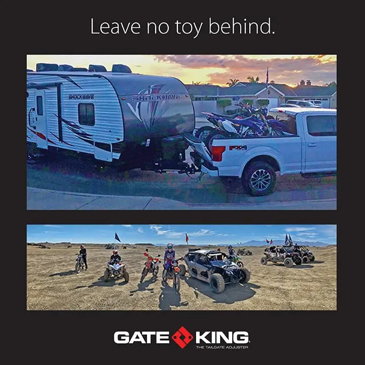 GATE KING Ratcheting Multi Position Pickup Truck Tailgate Adjuster 2007-2018 | Made in USA - view 9