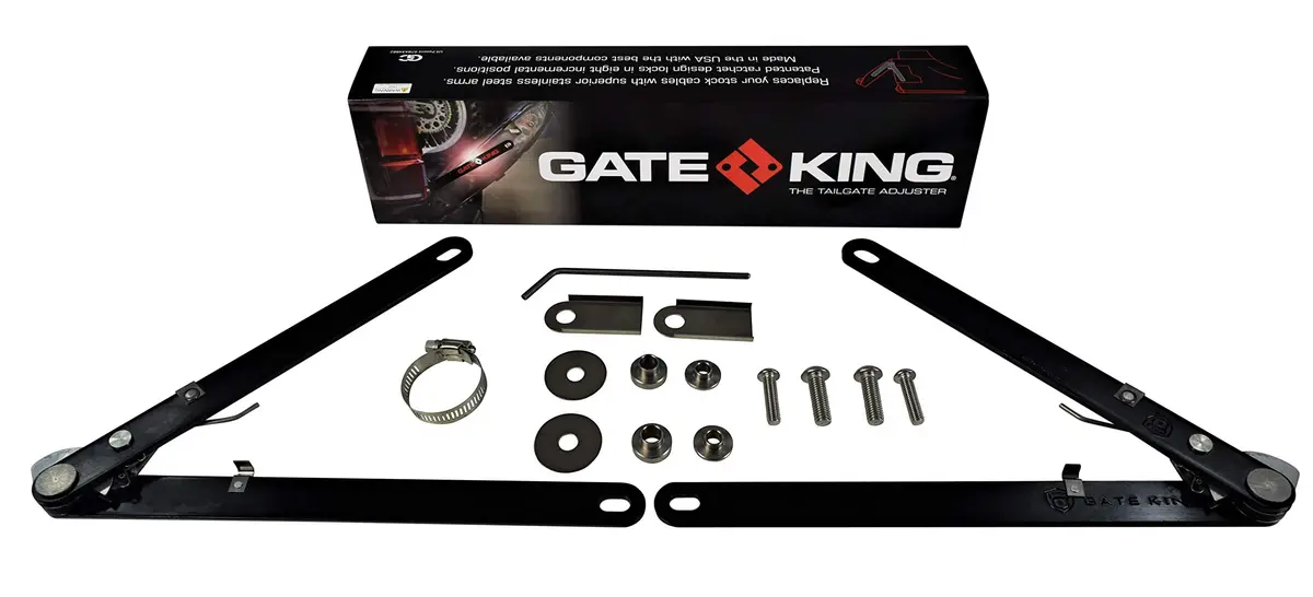 GATE KING Ratcheting Multi Position Pickup Truck Tailgate Adjuster for Toyota Tacoma 2005-2023 | Heavy-Duty, Made in USA - main product image