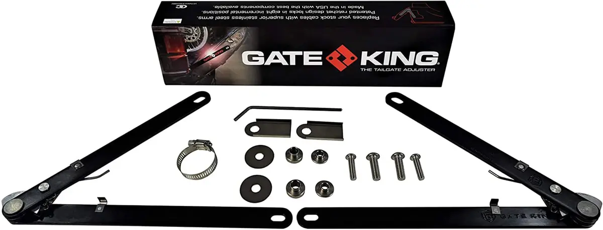 GATE KING Ratcheting Multi Position Pickup Truck Tailgate Adjuster 1500 (2019-2023) Made in USA | Heavy-Duty, Easy Install - main product image