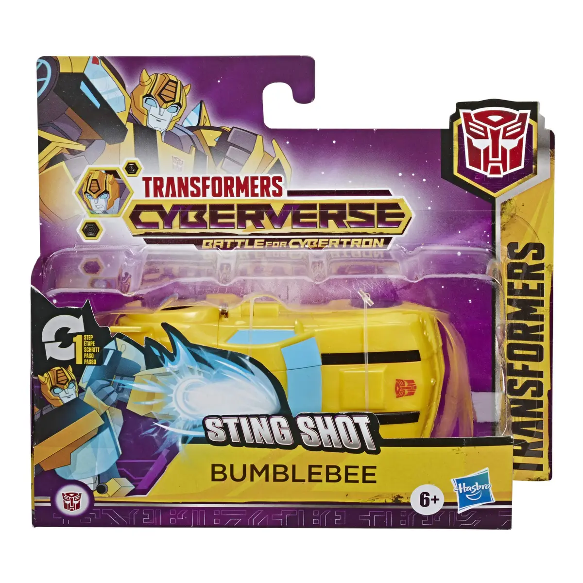 Transformers Cyberverse 1 Step Bumblebee Action Figure 10.8 cm (4.25 inches) | ASTM-Tested Toy for Kids 3+ - view 2