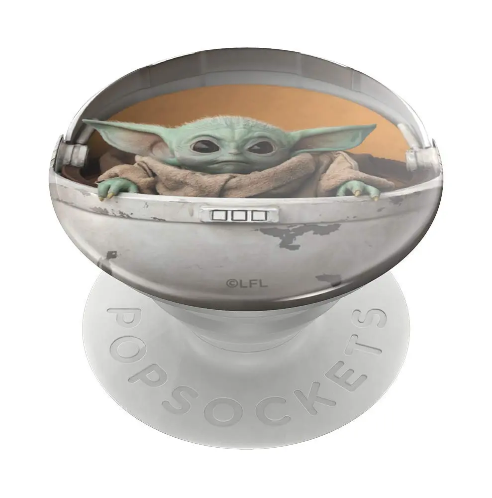 PopSockets Adhesive Phone Grip, Holder- Baby Yoda | Secure, Swappable, Compatible with Wireless Charging - main product image