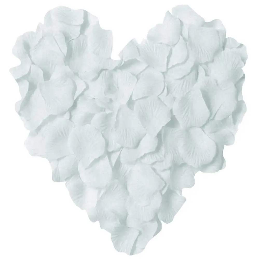 LZXD Artificial Silk Rose Petals 1000 Pieces | Romantic Wedding & Party Decor - main product image