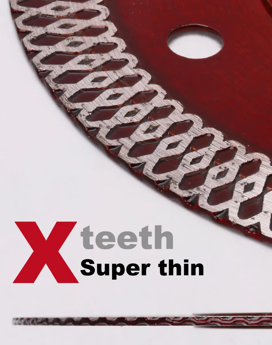 Casaverde 4 Inch Super Thin Diamond Porcelain Saw Blades, Ceramic Cutting Disc Wheels 105 mm (4") | 5-Piece Set for Granite, Marble, Tile - view 5