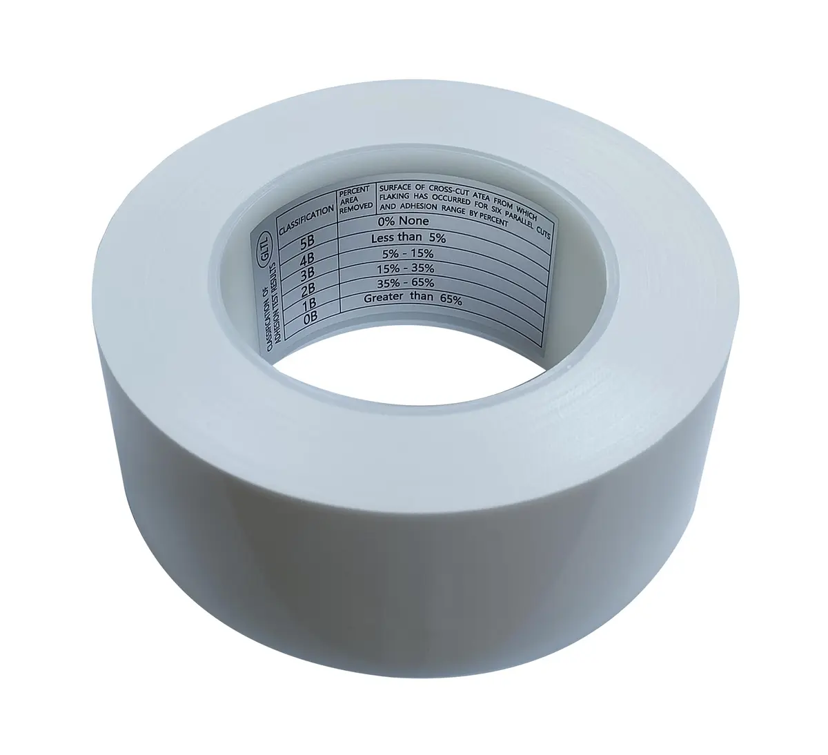 GLTL ASTM D3359 Cross Hatch Adhesion Test Tape White 50.8mm x 25m (2" x 82ft) | Industrial Lab Supply - main product image