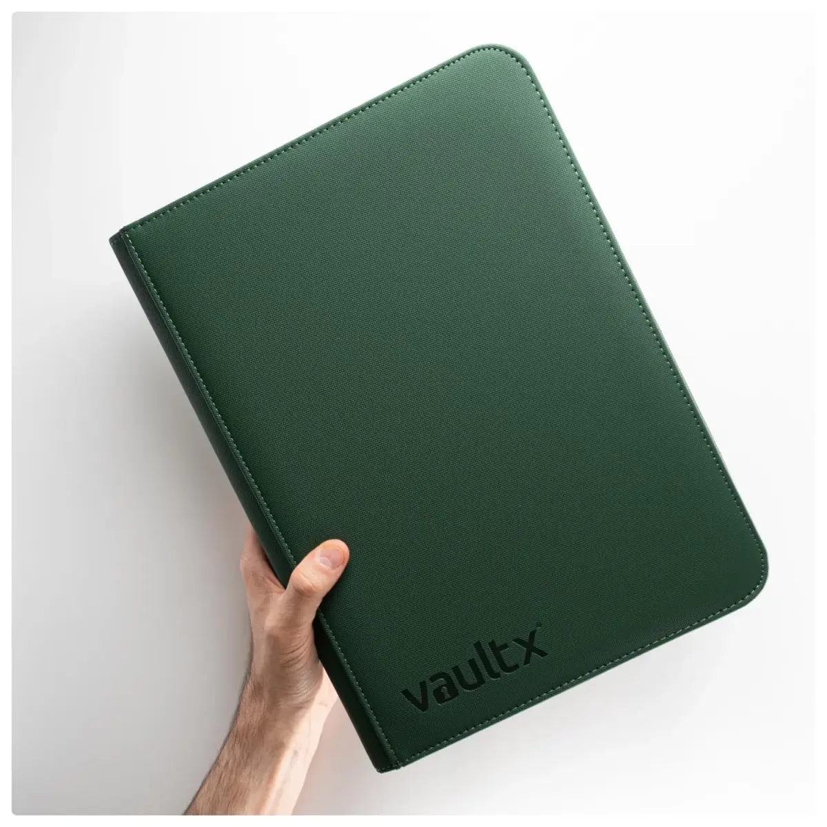 Vault X 9 Pocket Zip Trading Card Binder 360 Cards Exo-Tec Green | Durable, Water-Resistant, Acid-Free Storage - view 7