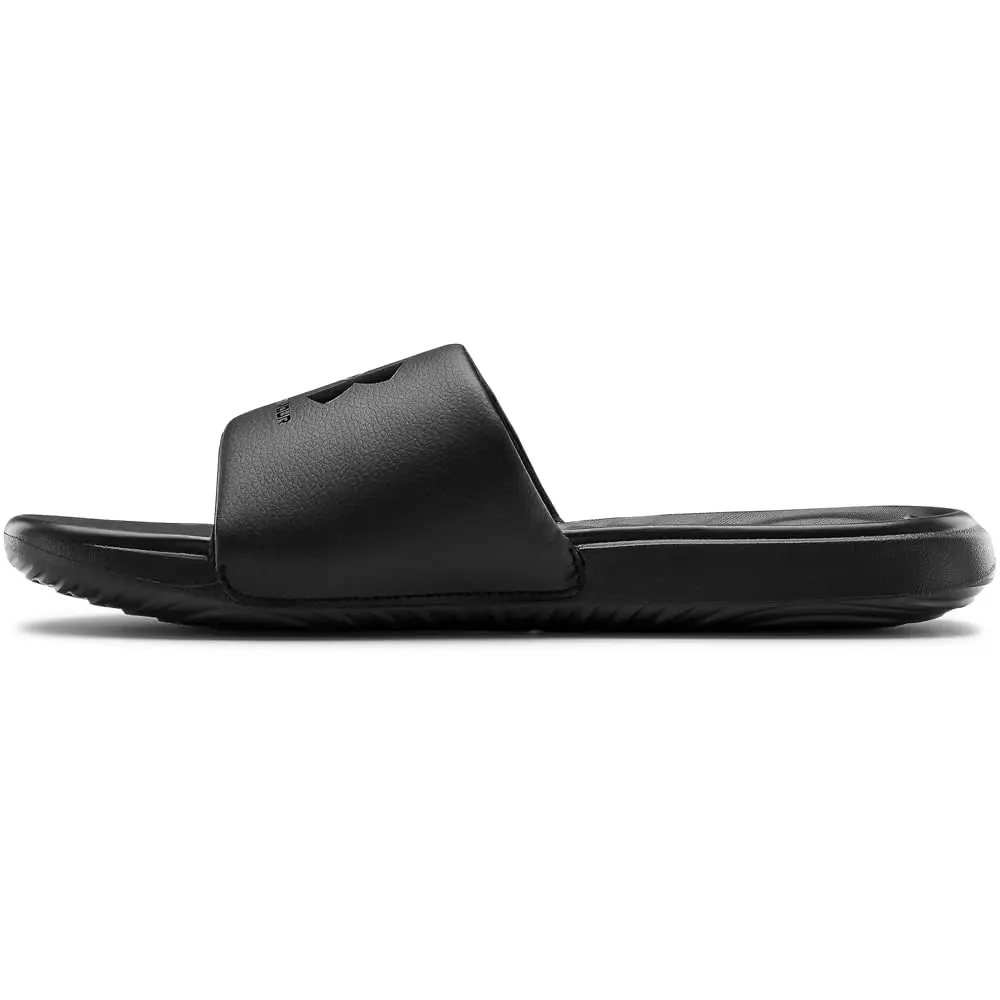 Under Armour Men's Ansa Fixed Strap, 003 BLACK, 14 | Sport Sandals with EVA Cushioning (110c) - main product image
