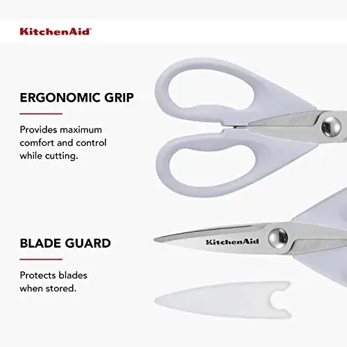 KitchenAid Lavendar Cream Multipurpose Shear Set with Nutcracker & Bottle Opener, 1-Piece | Versatile Kitchen Scissors - view 4