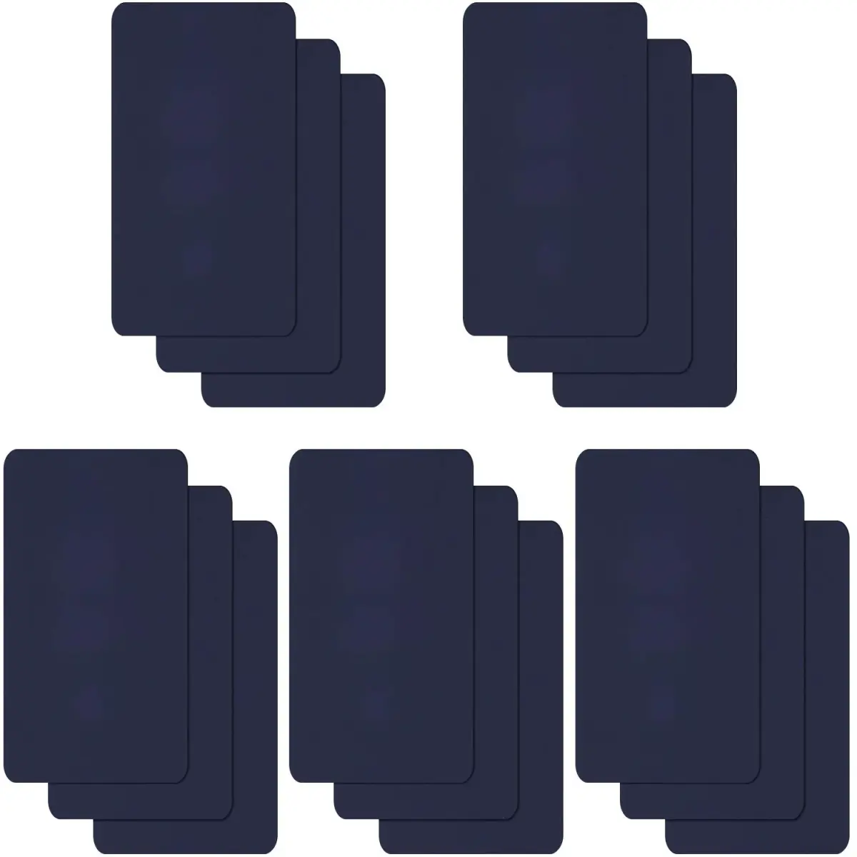 WILLBOND 15 Pieces Nylon Repair Patches 20 x 10 cm (7.87 x 3.94 Inches) | Self-Adhesive Fabric Mending for Clothing & Gear - main product image