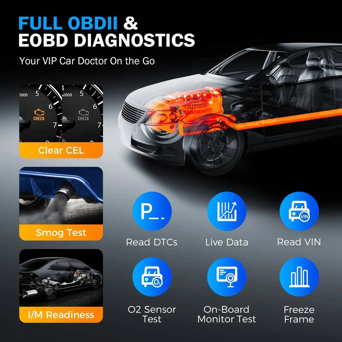 LAUNCH CR529 OBD2 Diagnostic Scan Tool Code Reader for Cars & Trucks | Amazon’s Choice 2026 - view 5