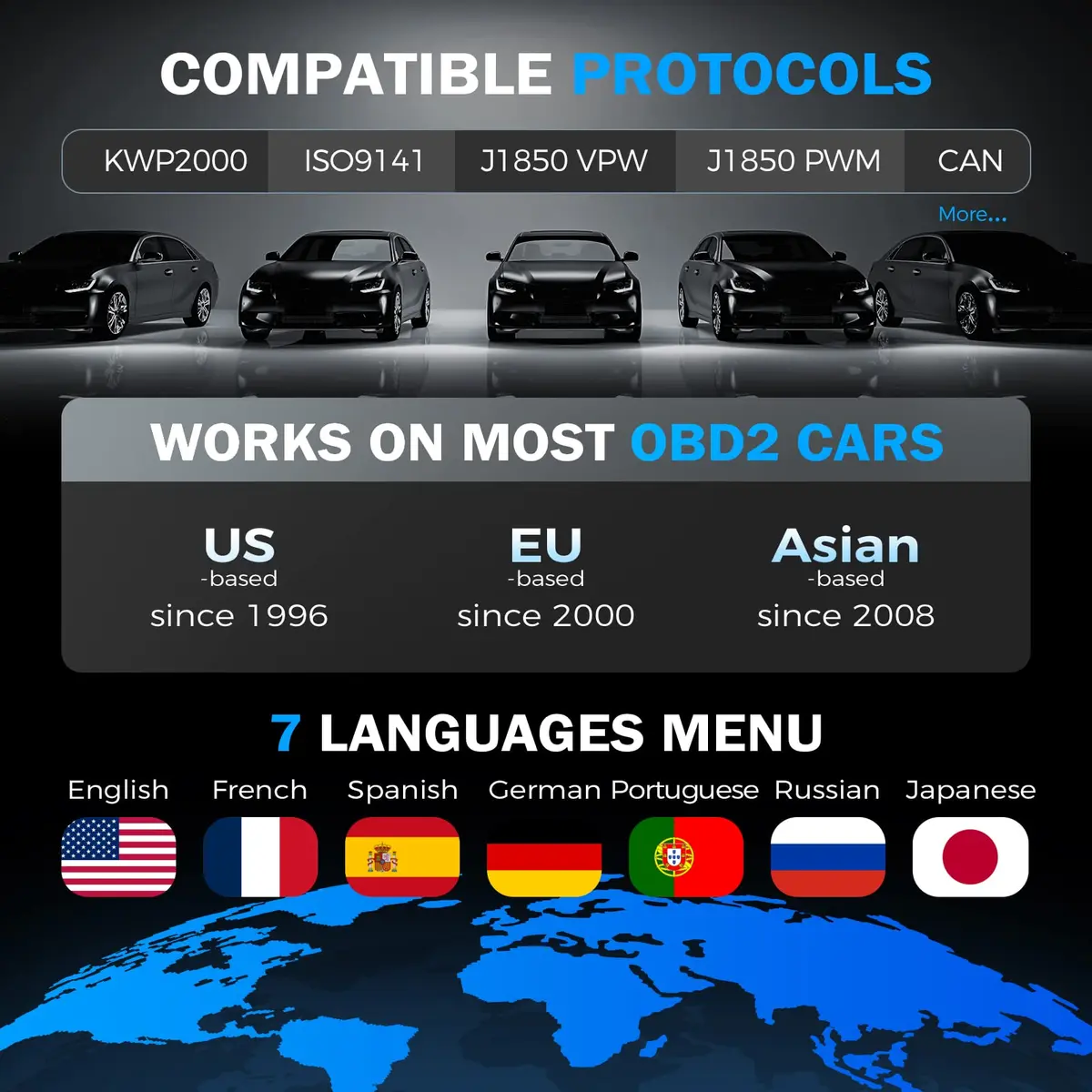 LAUNCH CR529 OBD2 Diagnostic Scan Tool Code Reader for Cars & Trucks | Amazon’s Choice 2026 - view 8