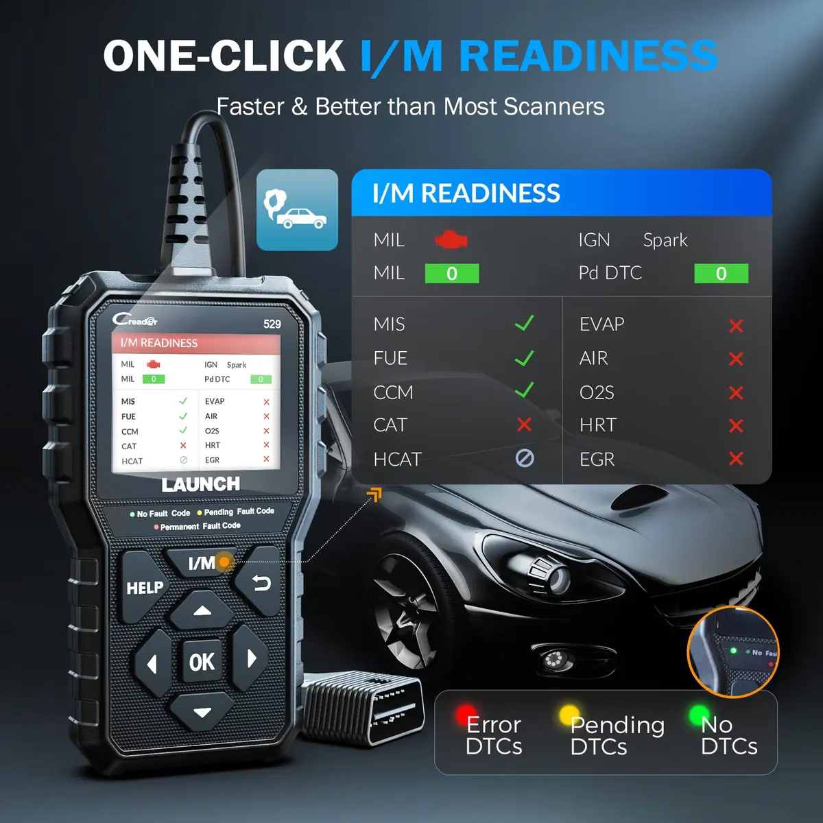 LAUNCH CR529 OBD2 Diagnostic Scan Tool Code Reader for Cars & Trucks | Amazon’s Choice 2026 - view 3