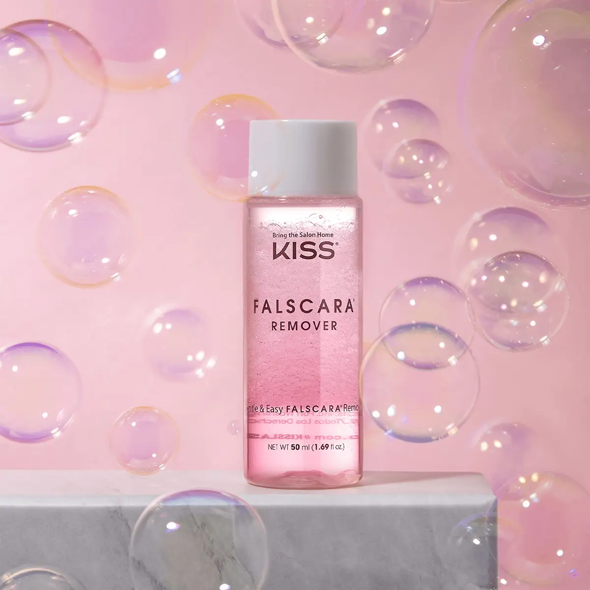 KISS Falscara DIY Eyelash Extension Remover with Rosewater 50ml (1.69 Fl Oz) | Gentle Eye Cleanser for Lash Removal - view 5