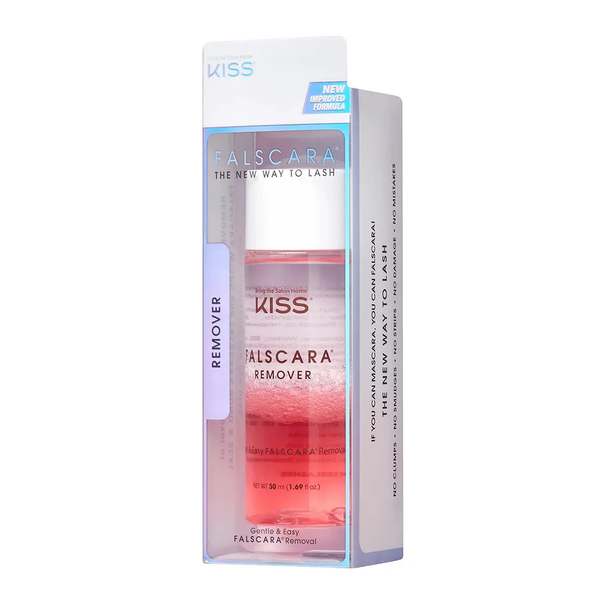 KISS Falscara DIY Eyelash Extension Remover with Rosewater 50ml (1.69 Fl Oz) | Gentle Eye Cleanser for Lash Removal - view 9