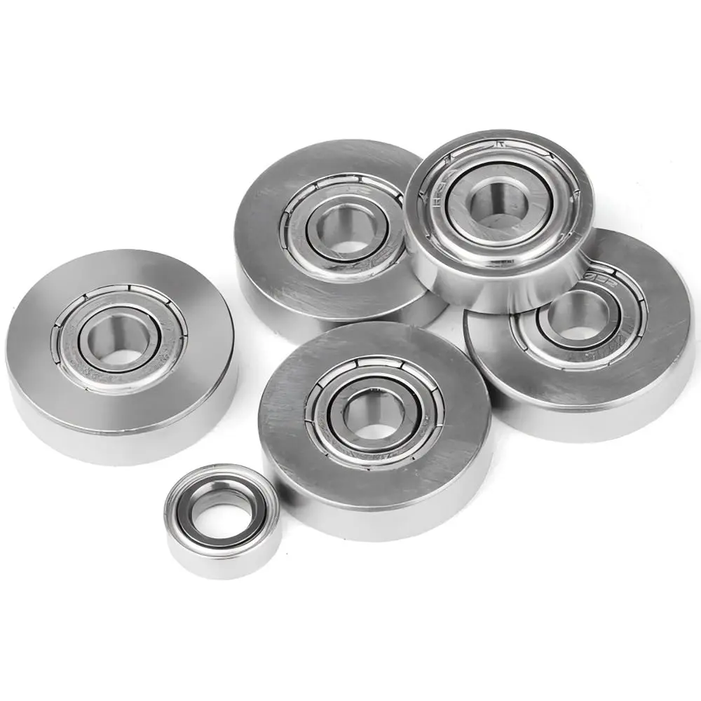 Wolfride Router Bearing Replacement Set | 7 Sizes Alloy Steel for Router Bits - view 4
